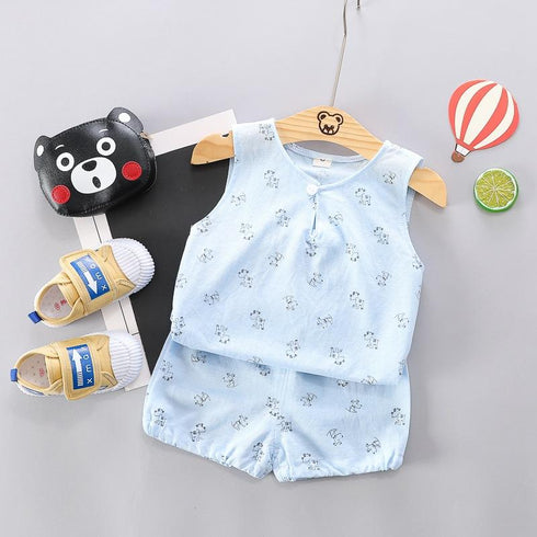 Summer Children's Vest Two-Piece Set